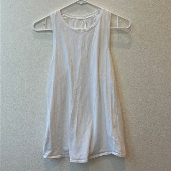 Lululemon All Tied Up Tank Top White Size 4 - Picture 1 of 9